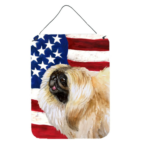 Pekingese Patriotic Wall or Door Hanging Prints