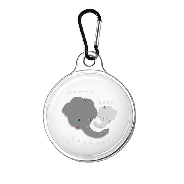 Funda Protectora Compatible Con Airtag/Airtags Locator Tracker Impresión Personalizada Funda Protectora De Tpu Inevent EL017486-05