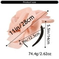 thumbnail image 3 of Yokua Friendly Cloth Floral Headpiece Dramatic Party Hair Ornament For Special Event, 3 of 8