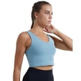 thumbnail image 5 of RUNNING GIRL Women Sports Bra Padded Crop Tops Yoga Bra Wirefree Workout Tanks, 5 of 7
