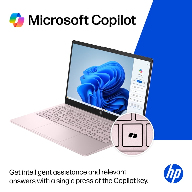 HP 14 inch HD Windows Laptop AMD Athlon Silver 7120U Processor 4GB