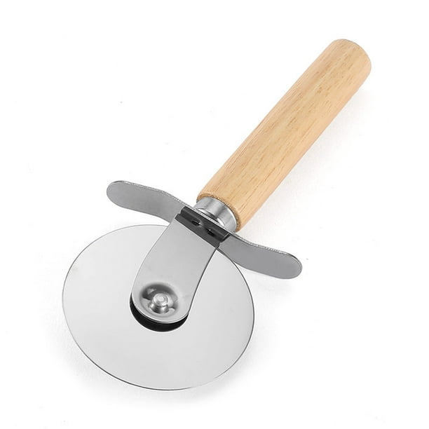 Single-wheel Pizza Knife Shovel Two-piece Rubber-plastic Handle