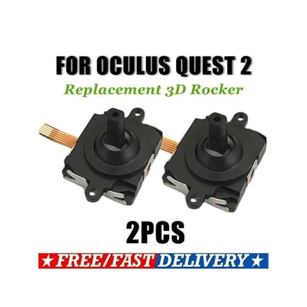 2x Replacement 3D Analog Joystick Rocker Module for Oculus Quest 2 Controller Gun