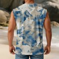 thumbnail image 5 of adaychics Mens Tie Dye Tank Top Vintage Sleeveless Crewneck Muscle Basic Tees Loose Fit Summer Tops for Leisure, 5 of 7