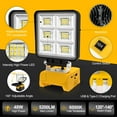 thumbnail image 2 of T50W 5000LM LED Work Light, Cordless Portable Light for Dewalt 20V Max Battery(Not Included), with USB C & USB Port for Jobsite, Emergency, Garage, Car Repair, 2 of 6