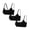 K-3 pack, variant on Wireless Training Bras for Preteen Teens Cotton Light Padded Adjustable Straps Back Closure Soft Edge Stretchy Smooth Comfort Breathable Big Girls 10-14 Years