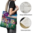 thumbnail image 3 of Equestria Girls Bolso de tela con estampado de lienzo para mujer, bolsa de compras reutilizable y estética, con cremallera interior, regalo para mujer,40*45cm., 3 of 6