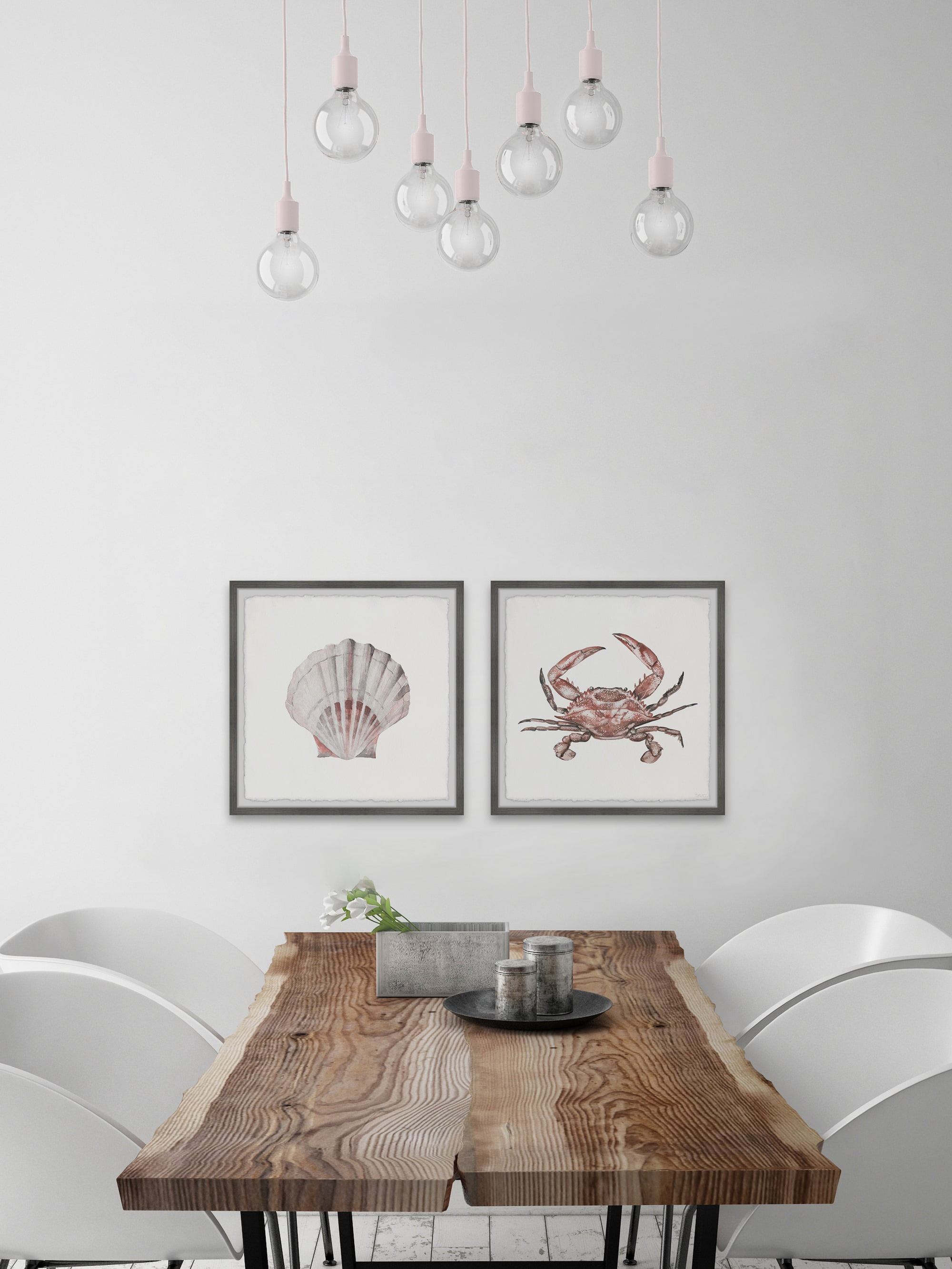 Parvez Taj Crab and Shell Blush Diptych
