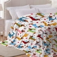 thumbnail image 5 of Cute Dachshund Animals Blanket Gifts Super Soft Lightweight Flannel Blankets Throw for Kids, Adult, Suitable for Couch, Sofa, Bed, Camping, Travel All Seasons 40"x50" for Kid, 5 of 6