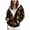 Black, variant on Women's Casual Print Sweatshirts Novelty Graphic Zip Up Hoodies with Pocket, With Pockets, XS-6XL