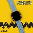thumbnail image 2 of Peanuts Classic Engraved Silicone Watch Band Compatible with FitBit Versa 3 & Sense (20mm Linus) by Affinity Bands, 2 of 3