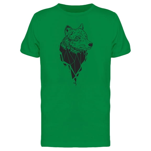 Abstract Geometry Wolf Head Tee Men's -Image by Shutterstock