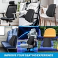 thumbnail image 7 of Lumbar Support Pillow for Office Chair & Car - Back Support Pillow Cushion with Adjustable Straps, Mesh Cover, Memory Foam for Pain Relief & Posture Support, 7 of 7