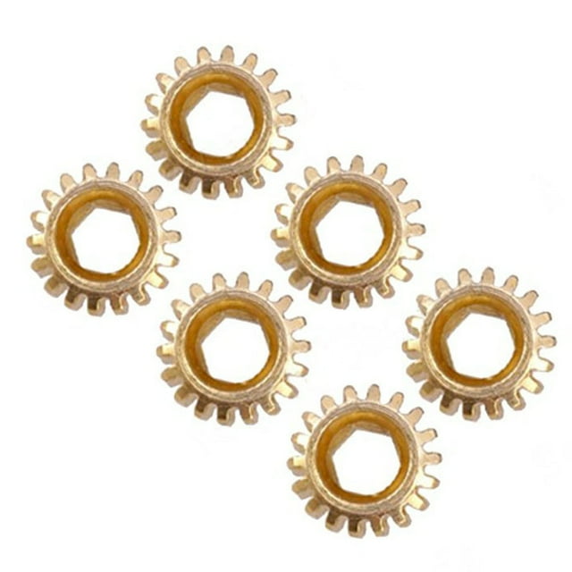 6Pcs Pièces de Guitare Or Tuners Tuning Chevilles Clés Têtes de Machine Hexagonale Engrenages 1:18