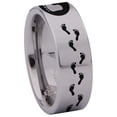 thumbnail image 3 of Footprints Tungsten Carbide Ring, 3 of 9