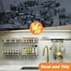 thumbnail image 5 of Spice Rack Bunoxea montado en la pared, paquete de 4 unidades, metal cromado, 5 of 7