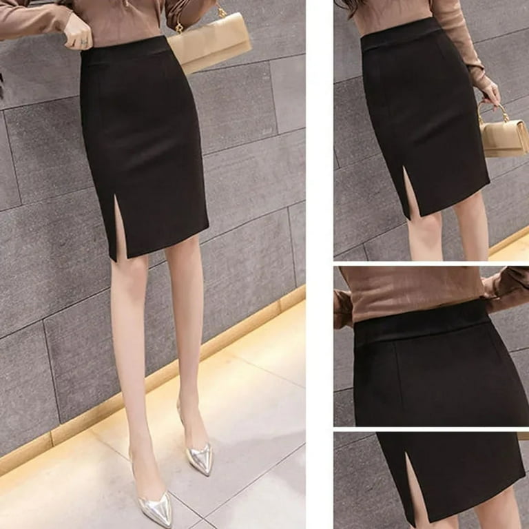 PIKADINGNIS Womens Office Formal Pencil Skirt New Fashion PIKADINGNIS Womens Office Formal Pencil Skirt New Fashion