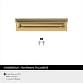 thumbnail image 4 of Amerock Streamline Tab 3 inch (76mm) Length Champagne Bronze Cabinet Finger Edge Pull, 25 Pack, 4 of 4