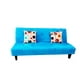 thumbnail image 1 of Futon Veranda Tu Espacio Muebles Suede Turquesa, 1 of 3
