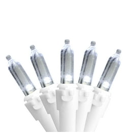 Set of 50 Pure White LED G12 Berry Christmas Lights 4 Set of 50 Pure White LED G12 Berry Christmas Lights 4