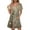 #478-Khaki, variant on Womens Summer Dress Gradient Short Sleeve V Neck Flowy Casual Shift Dress Beach Casual Outfit Vacation Relaxed Fit Everyday Wear