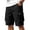 Black, variant on TOMVIGX Mens Cargo Shorts Loose Fit Outdoor Athletic Casual Drawstring 5 Inch Inseam Plus Size Shorts Summer Beach Hiking Fishing Work Shorts with Pockets Army Green L