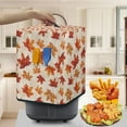 thumbnail image 3 of ZUXONGSY Fall Maple Leaf Air Fryer Cover Cooker Dust Cover with Pockets And Top Handle Polyester Electric Pressure Cooker Cover Not Easy To Pilling And Fade Thanksgiving Decor, 3 of 7