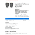thumbnail image 2 of Rear Air Suspension Spring Set - Compatible with 2011 - 2017 BMW 550i GT xDrive Hatchback 2012 2013 2014 2015 2016, 2 of 2