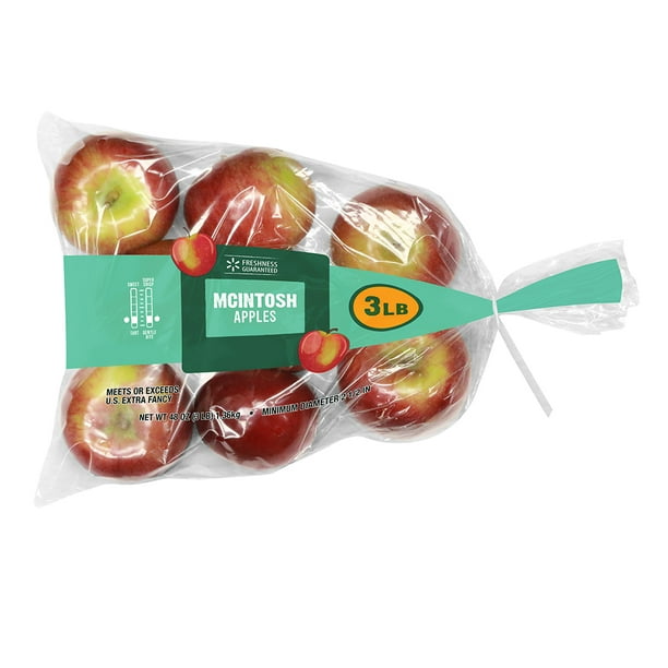 Mcintosh Apples 3 Lb Bag Walmart Com
