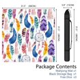 thumbnail image 2 of Traditional Boho Pattern Anti-Skid Rubber Table Topper 31.5x31.5 Inch Mahjong Playing Mat with Quiet Surface for Card Games Board Games and Game Nights, 2 of 7