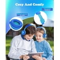 thumbnail image 5 of Mpow Kids Headphones for School Airplane Travel Tablets, Safe 94dB Volume Limit, Foldable Adjustable Headphones for Kids Teenagers Girls Boys, Back to School Gifts, 5 of 9