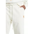 thumbnail image 3 of Carrots By Anwar Carrots Men's Wordmark Embroidered Logo Jogger Sweatpants (Medium, Cream), 3 of 4