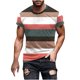 thumbnail image 1 of Camisetas de Manga Larga para Hombres Imprimir Fallow Cuello Redondo Camiseta, Moda Casual Manga Corta Mezcla de Algodón/Lino, 1 of 5