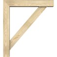 thumbnail image 3 of Ekena Millwork 6"W x 32"D x 36"H Traditional Block Rough Sawn Bracket w/ Offset Brace, Douglas Fir, 3 of 25