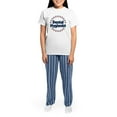 thumbnail image 4 of CafePress - Dental Hygienist Women's Light Pajamas - Women's Short Sleeve Print T-Shirt and Pants Light Cotton Pajama Set, 4 of 7