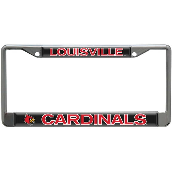 Louisville "cardinals" License Plate Frame - Chrome