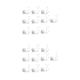 thumbnail image 1 of Advancent 10 piezas de Clips para plantas, abrazaderas autoadhesivas para montar en la pared para flores, soporte para dormitorio y oficina, blanco 2Conjunto, 1 of 6
