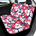 thumbnail image 4 of Pzuqiu Car Seat Covers Breathable Polyester, Compatible with Auto Seats SUV Seats, for Trucks most Cars, Hibiscus Flowers, 4 of 10