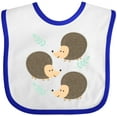 thumbnail image 3 of Inktastic Hedgehog for Girls Girls Baby Bib, 3 of 4