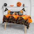 thumbnail image 4 of manteles de Halloween, manteles de calabaza aterradores de Halloween y decoraciones de cocina para restaurantes de fiestas (137 x 180 cm), 4 of 4