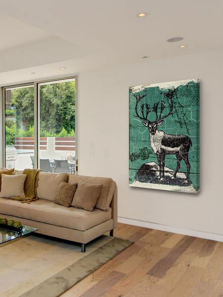 "Woodland" Painting Print on Wrapped Canvas