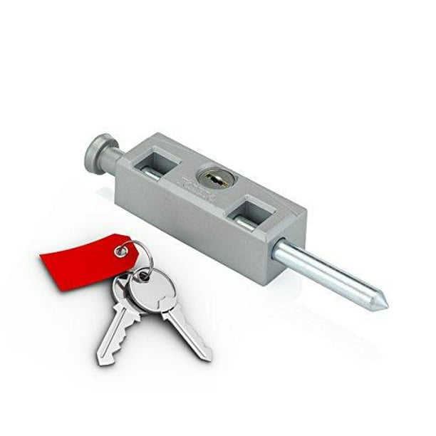 Toledo Sliding Door Patio Lock Tdp02s Silver Finish Works With Aluminum Steel Wood Or Pvc Swinging Doors Com Toledo Sliding Door Patio Lock Tdp02s, Sliding Glass Door Key Lock