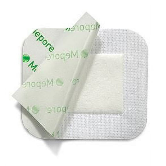 Adhesive Dressing Mepore 36 X 4 Inch Viscose Nonwoven Coated with a Polymer Layer Square White Sterile (400/CA)