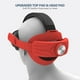 thumbnail image 5 of Correa cómoda para la cabeza para Meta Quest 3, correa de repuesto ligera Accesorios, reduce la presión sobre la cara Cómoda y práctica Gafas de realidad virtual con diseño abatible, 5 of 7