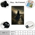 thumbnail image 2 of Mystic Gothic Wall Art Nature Witch Art Print dark academia Halloween Poster Vintage Witchy Home Decor For Living Room 16x24inch Unframed, 2 of 8