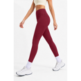 thumbnail image 4 of Women's High-Waisted 7/8 Yoga Leggings, Soft Stretch Workout Pants, Wine Red, S, 4 of 5