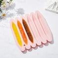 thumbnail image 4 of czcpp-4 Pack Assorted Crayon Molds Cavity 3D Crayon Silicone Mold Triangular Silicone Chocolate Making for DIY Wax Crayons Candle Melting Animal Flower Chocolate Pen Shapes, Pink Gray, 4 of 4