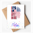 thumbnail image 1 of American Flag Fingerprint Gene Welcome Back Greeting Cards Envelopes Blank, 1 of 3