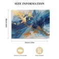 thumbnail image 3 of JRXY Blue Abstract Canvas Wall Art Blue White and Gold Painting Watercolor Canvas Wall Art Navy Blue Abstract Painting Modern Abstract Wall Art Print Blue and Gold Pictures for Living Room  pattern2, 3 of 6