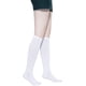 thumbnail image 3 of Calcetines hasta la rodilla de algodón para mujer - Calcetines casuales de moda de colores sólidos y rayas 3 pares, blanco Zhivalor SM-192, 3 of 5